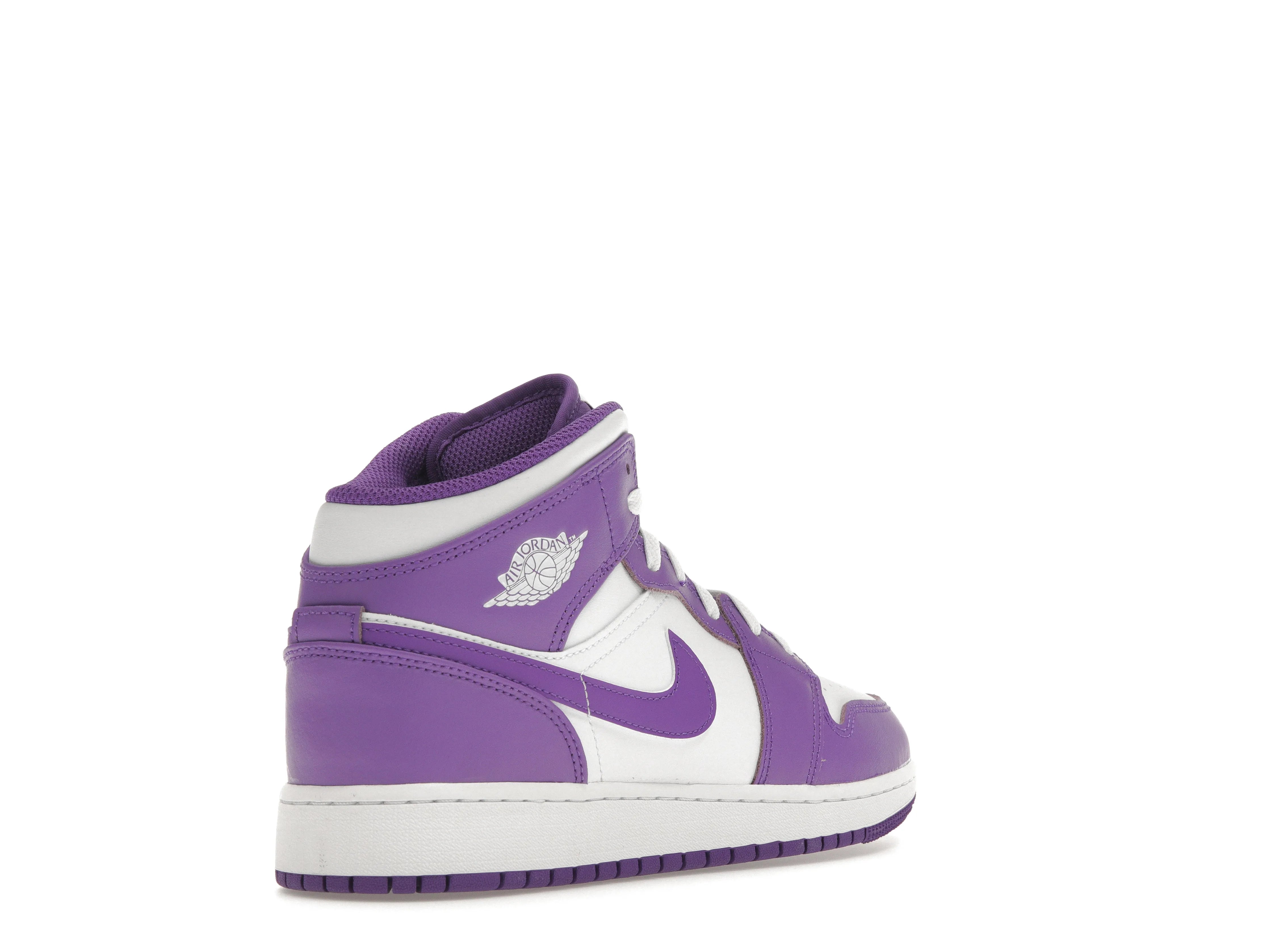 Jordan 1 Mid Purple Venom (GS) - solemarket.cz