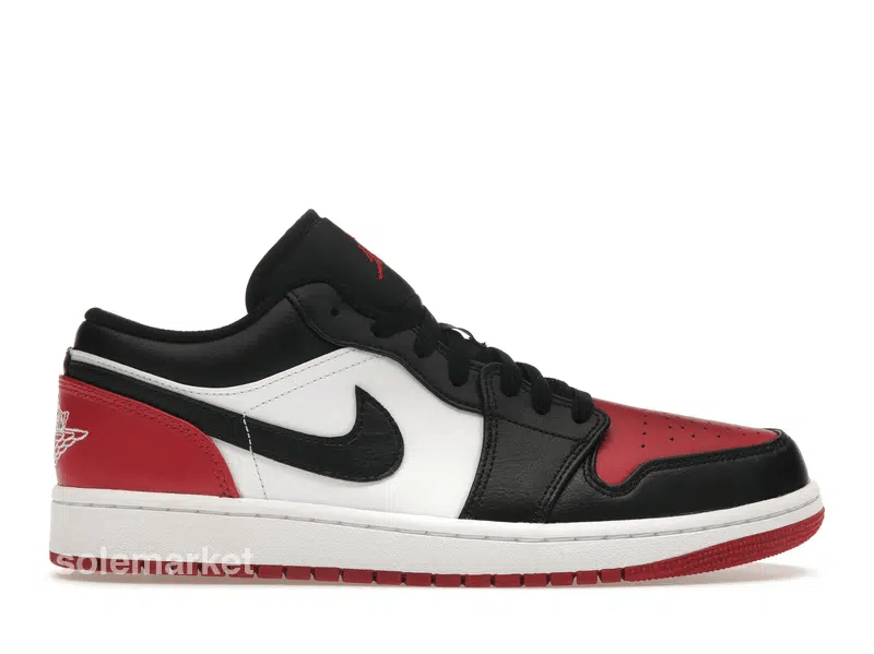 Jordan 1 Low Bred Toe 2.0 (GS) - solemarket.cz