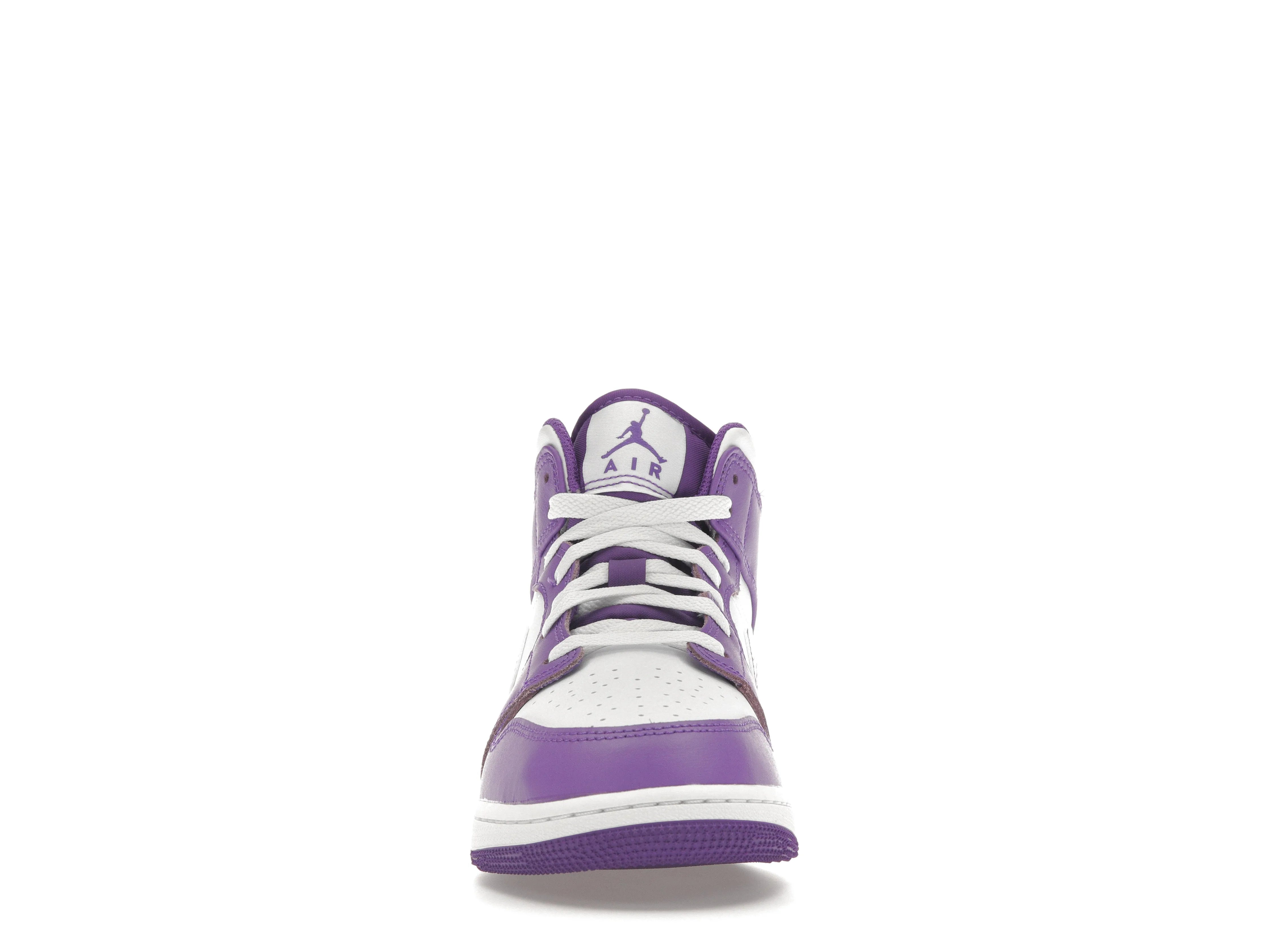Jordan 1 Mid Purple Venom (GS) - solemarket.cz