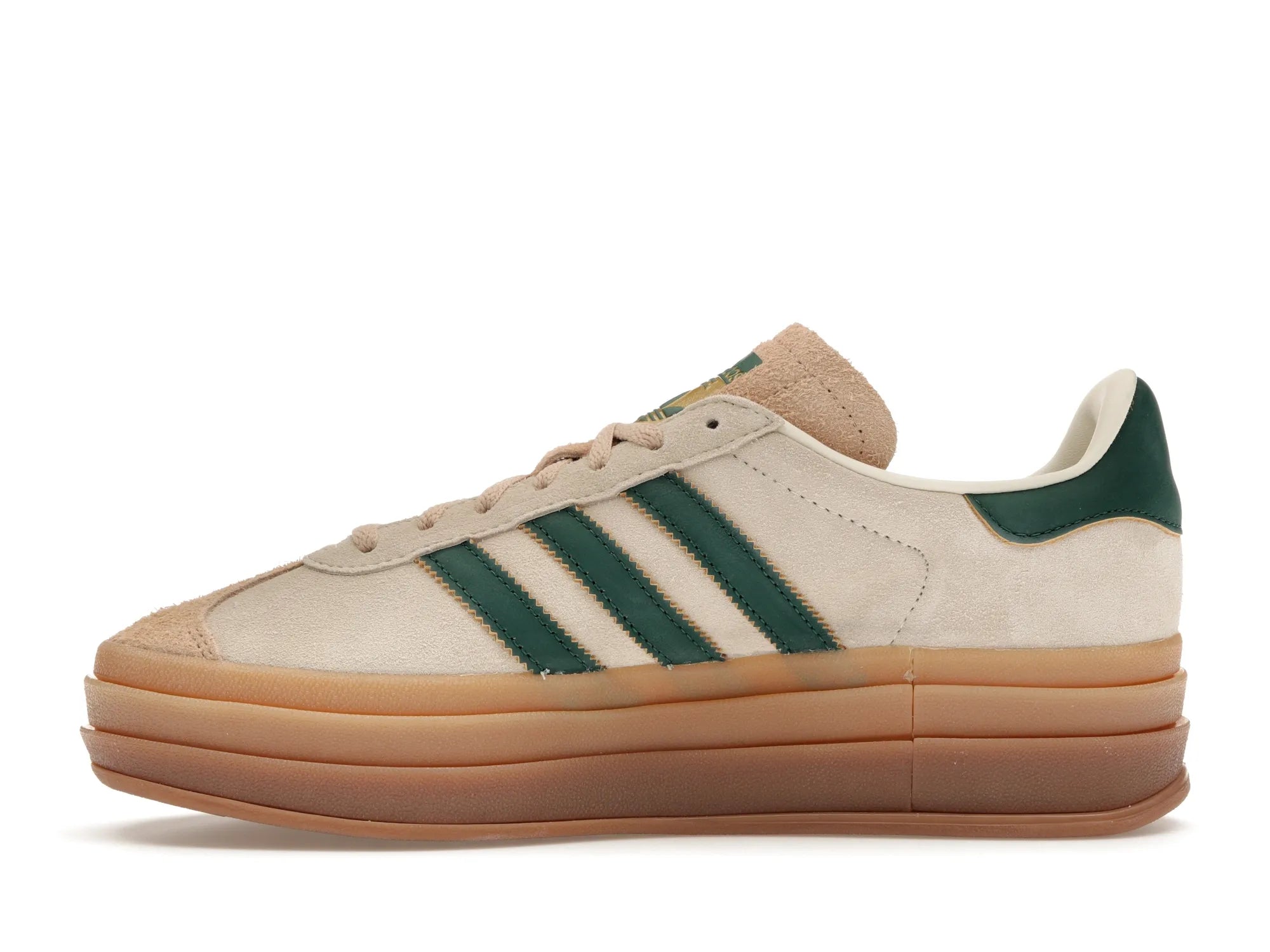 adidas Gazelle Bold Magic Beige Collegiate Green (W) - solemarket.cz
