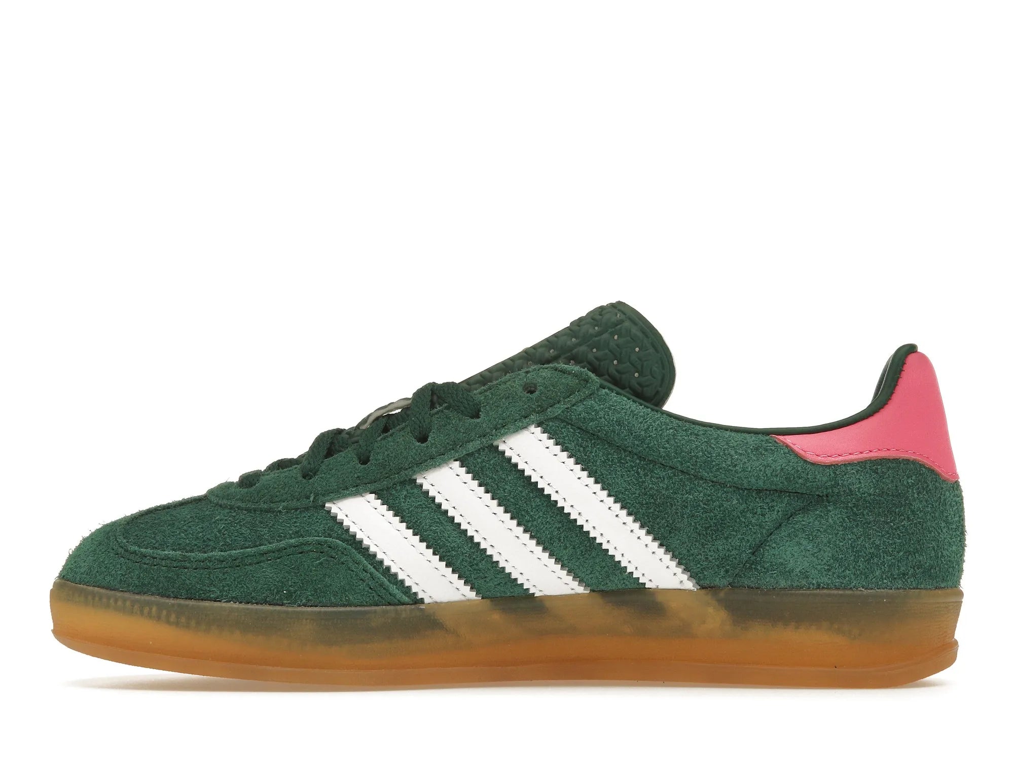 adidas Gazelle Indoor Collegiate Green Lucid Pink (W) - solemarket.cz
