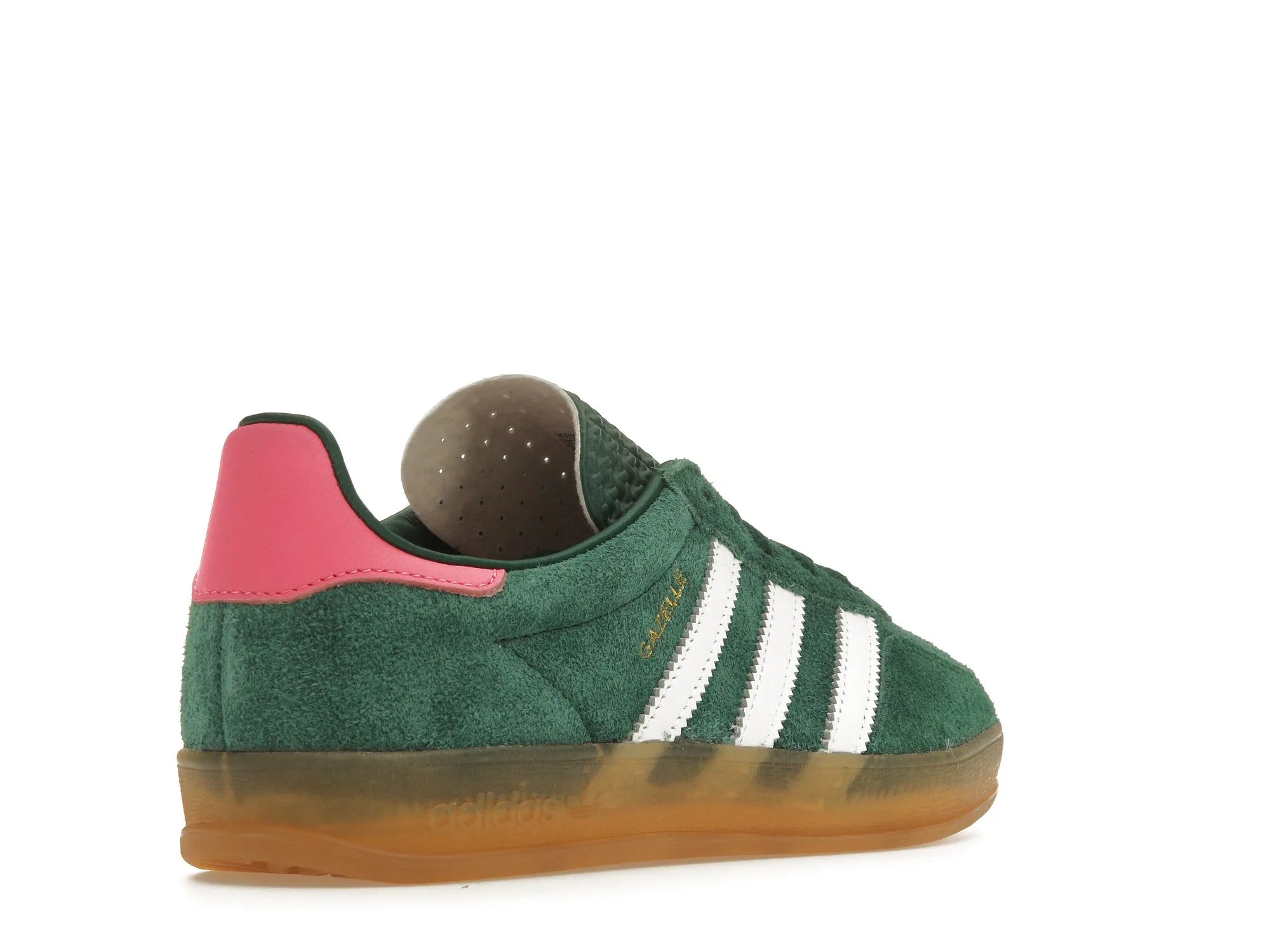 adidas Gazelle Indoor Collegiate Green Lucid Pink (W) - solemarket.cz