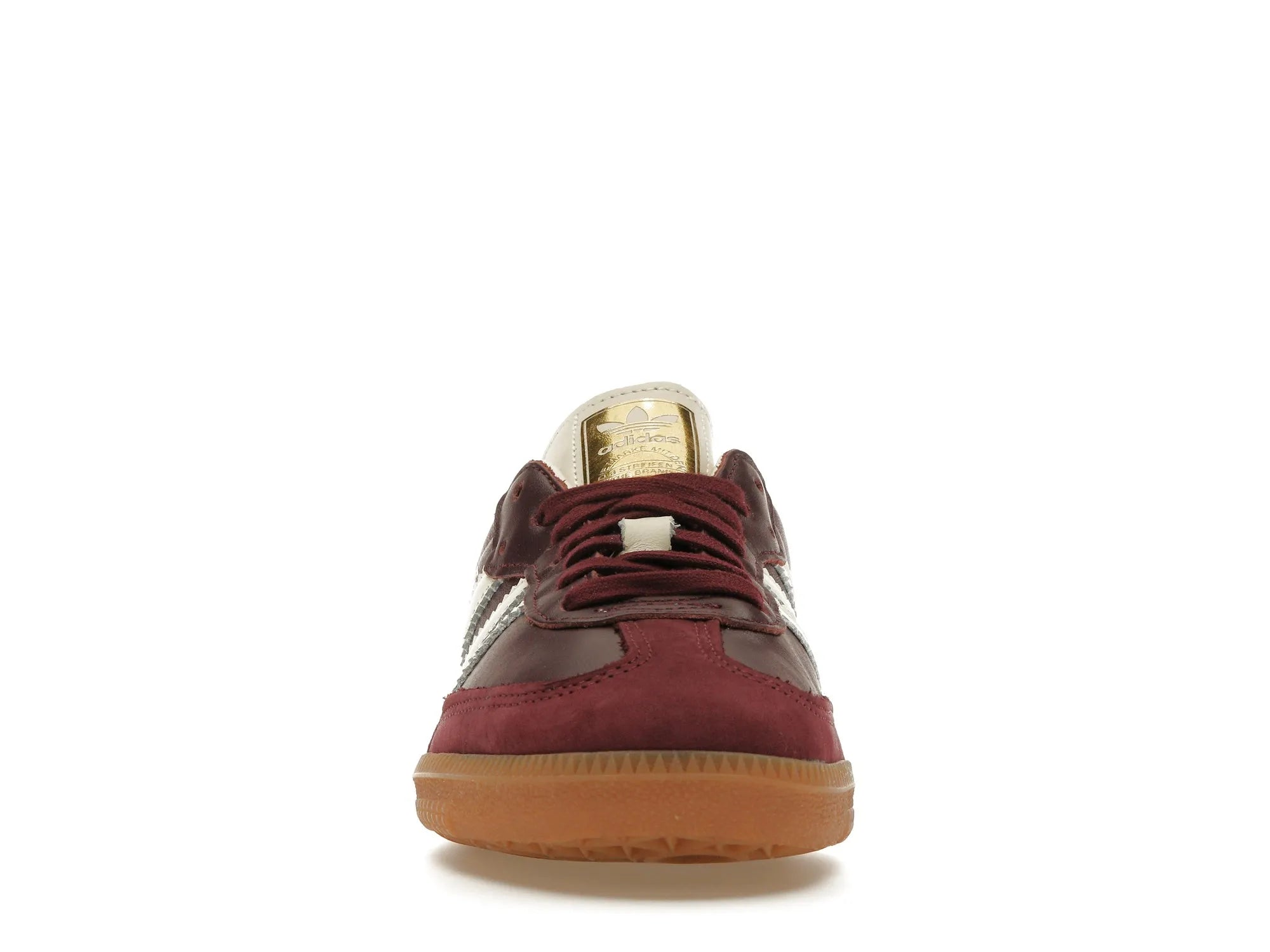 adidas Samba OG Maroon Gold Metallic - solemarket
