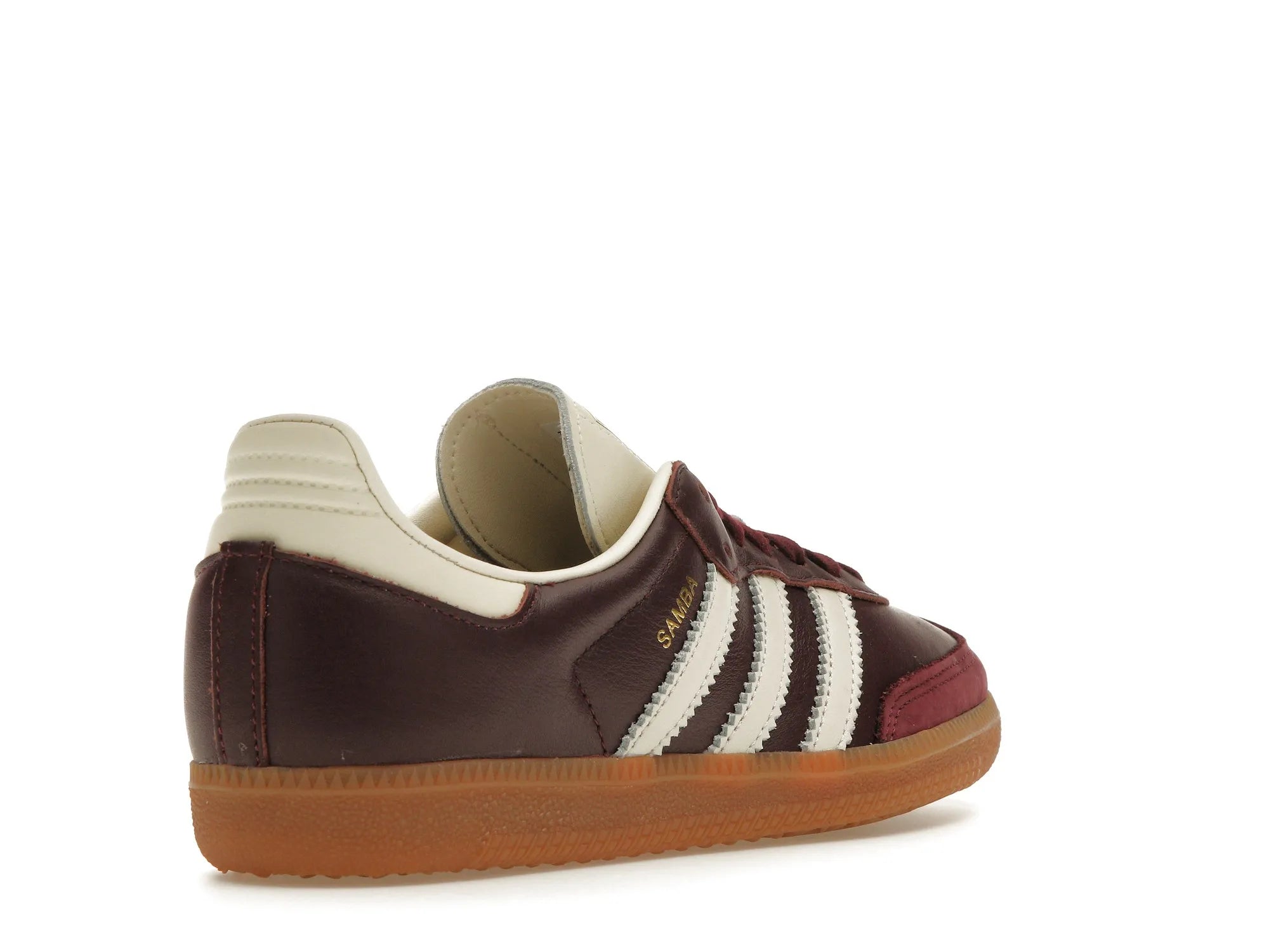 adidas Samba OG Maroon Gold Metallic - solemarket